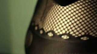 hey milf wanna see my fishnets hugging this hairy beaver up close?