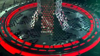 blonde bombshell gives sloppy pov oral on massive throbbing cock