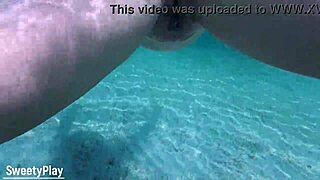 Creampie Whore Swims Underwater with Huge Juicy Pussy Dripping Wet!