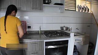 Horny Milf Swallows Cum After Wild Erect Fuck