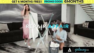 Ever imagine petite brunette Alexis Tae 69ing handywoman Lumi Ray in a cheating risky affair?