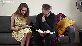 Skinny 18+ teen roughly pounded by experienced tutor man deep!