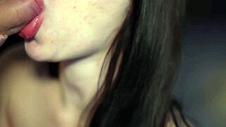 milf deepthroats monster cocks in close-up cum in mouth swallow compilation with face fucking and facials