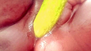 Village housewife sneaks passionate bathroom sex hiding from husband