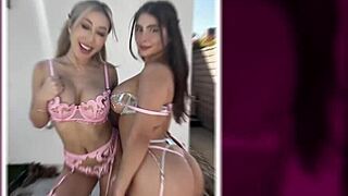tru kait slams nicole doshi's big latina booty deep