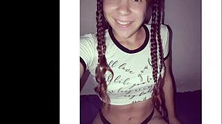 amazing big ass latina tits bouncing in hardcore assfucking