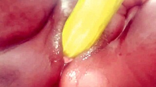 Village housewife sneaks passionate bathroom sex hiding from husband