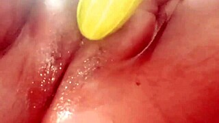 Village housewife sneaks passionate bathroom sex hiding from husband