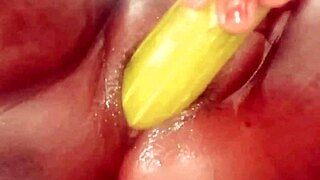 Village housewife sneaks passionate bathroom sex hiding from husband