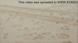 Nude Beach Guy Explodes Massive Milk Load Everywhere!