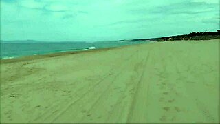 Nude Beach Guy Explodes Massive Milk Load Everywhere!