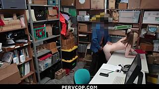Pervcop Pounds Cute Caught Thief Bent Over Hardcore
