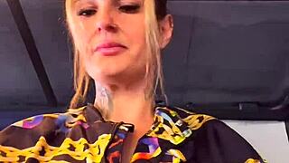 Gym workout in see-through bikini draws beach stares excitedly