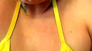 Gym workout in see-through bikini draws beach stares excitedly