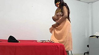 cute chubby 18yo latina student fixes sexy uniform early morning classroom tease