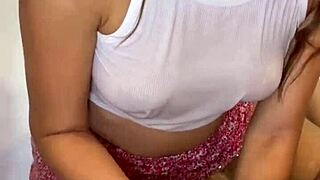 Hey yoya grey soaks skirt in wet clothed pounding session