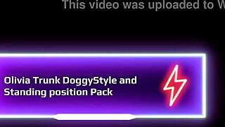 doggystyle and standing collection with olivia trunk gaping
