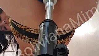 Latina Pussy and Ass Pounded Relentlessly by Sex Machine