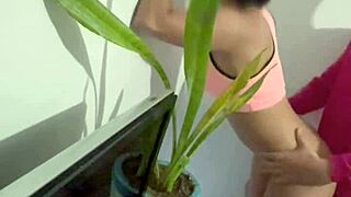 Petite Latina Babysitter Rides Boss Cock in Homemade Fuck