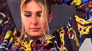 Gym workout in see-through bikini draws beach stares excitedly