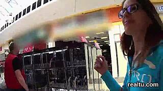 stunning czech babe seduced in shop then fucked pov hardcore