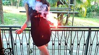 roommate teases sensitive skinny pussy for slow deep orgasm fuck