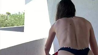 check out this sexy russian model's hot massage session