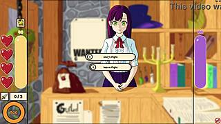 Tutorial girl strips topless in monster incursion game tease