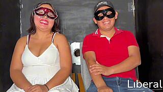 Wife interviews humiliating her submissive cuckold husband