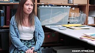 lp officer spreads and rails nikki and honey's wet pussies hard in the office.