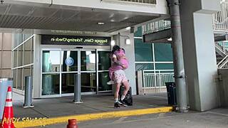 HAPPY LATINA SUCKS BF'S COCK FOR MESSY FACIAL FINISH!