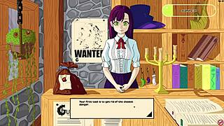 Tutorial girl strips topless in monster incursion game tease