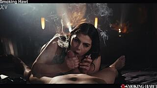 Vale Nappi Smokes While Her Hairy Pussy Gets Fucked Deep 💋🚬