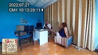 boss dominates secretary with hard pussy fuck and mouth blowjob compilation