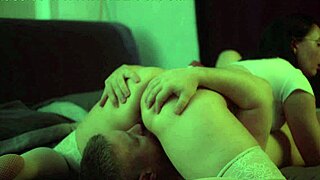 Man dives into milf's juicy pussy until she climaxes hard