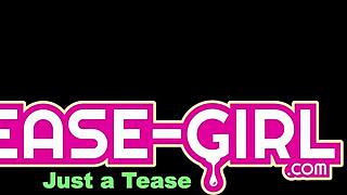 Horny Brunette Teen Flaunts Perfect Tits in Erotic Massage