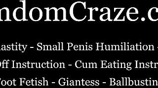 i'd never fuck a pathetic slave like you under my femdom control