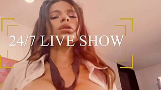 Big Tits Brunette Ggmansion Gets Her Ass Pounded By Latina Blonde In Lesbian Action