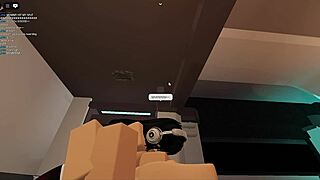 futa pounds slut hard in roblox condo game