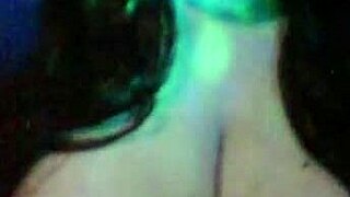 whoa, can this huge-titted goth bbw handle that massive dildo?