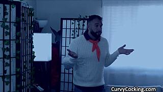 Velma's Curvy Big Tits Bounce Riding Monster Cosplay Cock