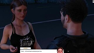 Blonde Redhead Rides Big Tits on Shaved Pussy at Country Ranch