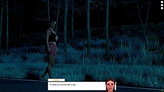 Blonde Redhead Rides Big Tits on Shaved Pussy at Country Ranch