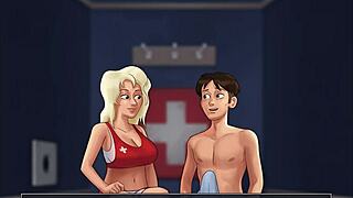 blonde gloryhole blowjob with monster cock cumshot