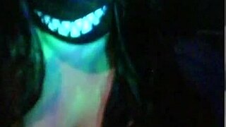 whoa, can this huge-titted goth bbw handle that massive dildo?