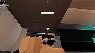 futa pounds slut hard in roblox condo game