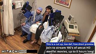 doctor tampa straps eliza shields for mandatory hitachi orgasms