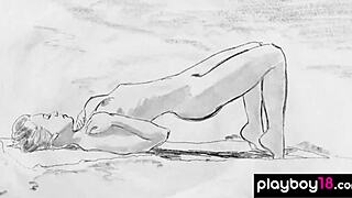 Natural Ukrainian Lilii Boldly Strips Tits On Beach