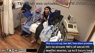 doctor tampa straps eliza shields for mandatory hitachi orgasms