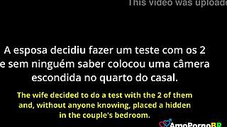 Naughty husband ravages tight young Brazilian beauty